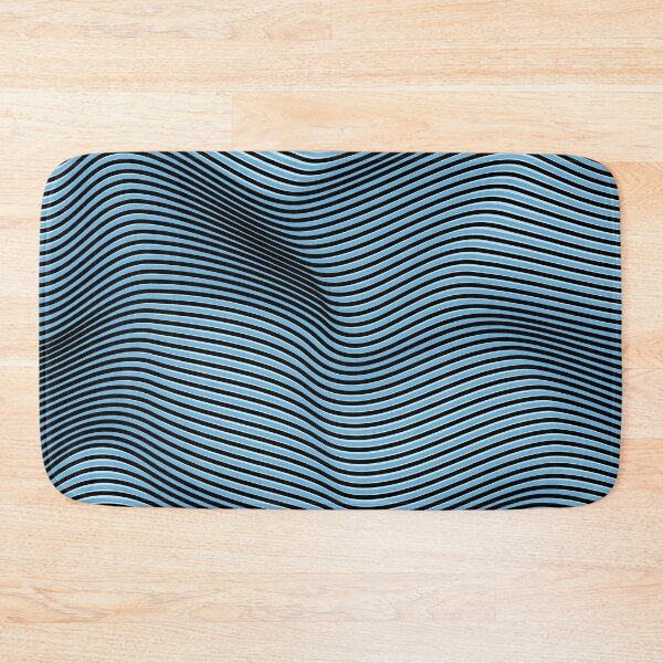 Item preview, Abstract background - 3D waves in blue designed and sold by Julia Rudens.