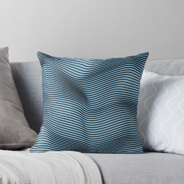 Item preview, Abstract background - 3D waves in blue designed and sold by Julia Rudens.