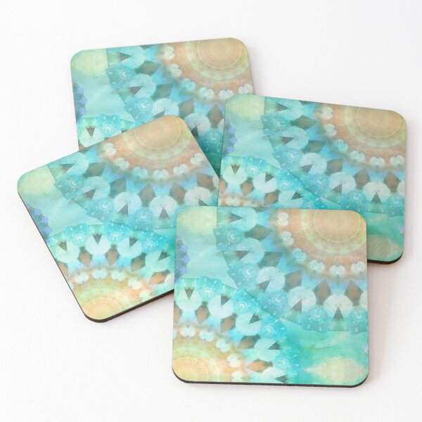 Item preview, Day And Night Colorful Abstract Art With Blue And Yellow designed and sold by Sharon Cummings Art.