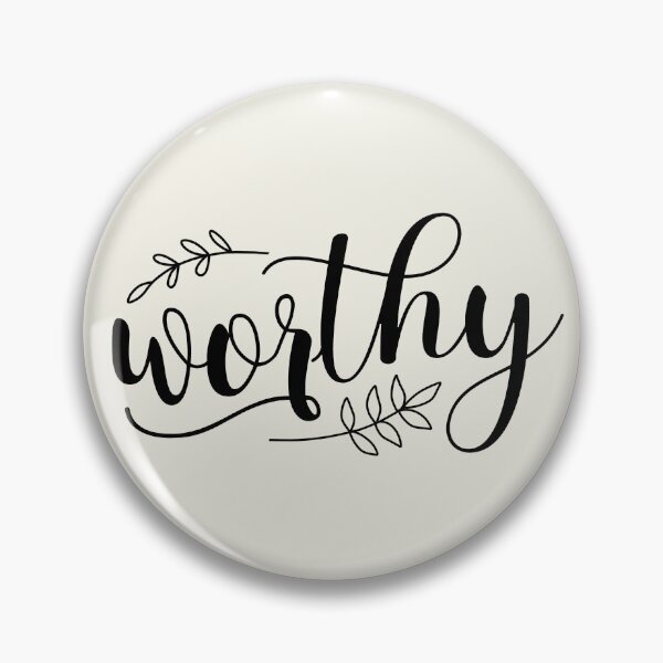 Item preview, Worthy Black Calligraphy Boho designed and sold by amazingjoy.