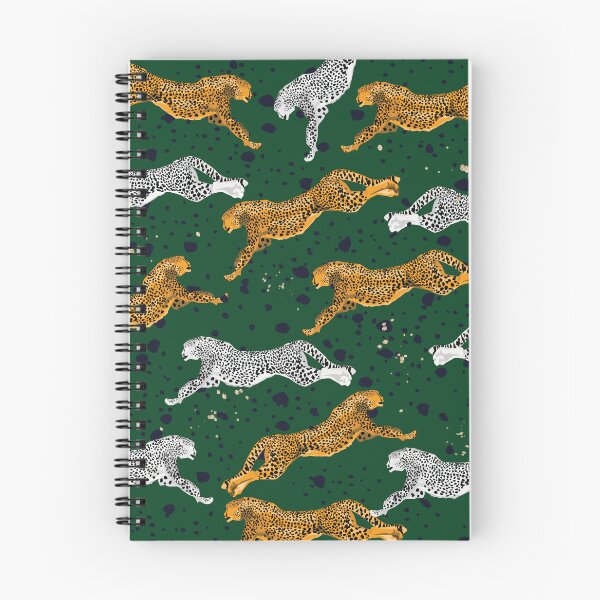 Item preview, Leaping Cheetah Preppy Green designed and sold by gatherandgrace.