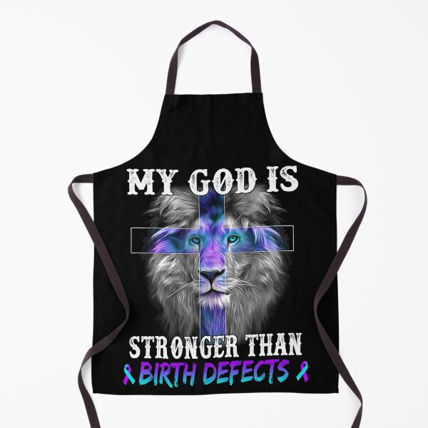 Item preview, Lion My God Is Stronger Than Birth defects Support Birth defects Warrior designed and sold by Hatjar.