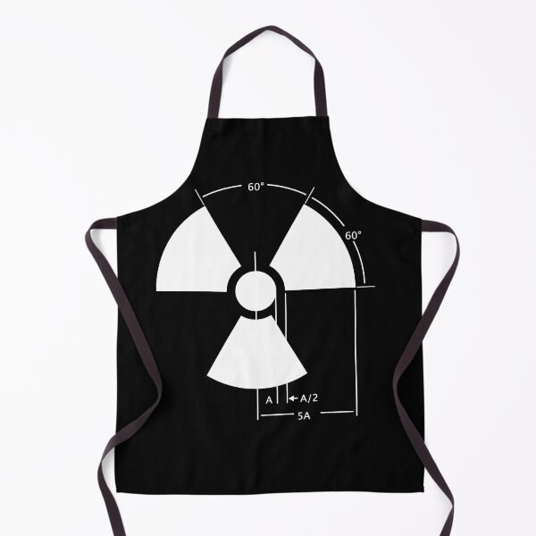 Item preview, Warning Radiation Sign Template White on Black designed and sold by Rupert Russell.