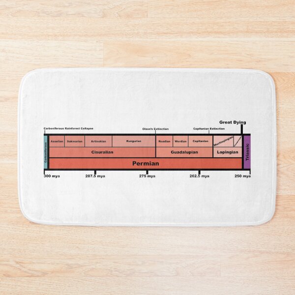 Item preview, Permian Timeline designed and sold by DinosaurBiology.
