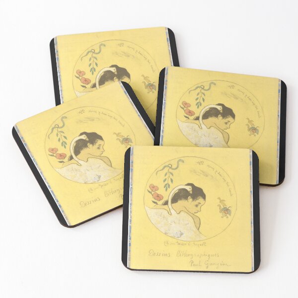 Item preview, Leda and the Swan, Design for a Plate Shame on Those Who Evil Think (Honi Soit Qui Mal y Pense)  cover illustration for the Volpini Suite entitled Lithographic Drawings (Dessins lithographiques) designed and sold by inurey.