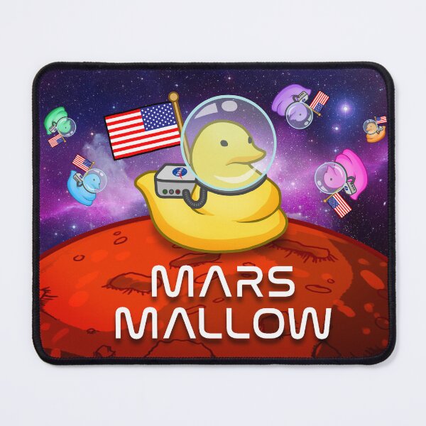 Item preview, Mars Mallow - Astronaut Marshmallow Peeps in Space on Planet Mars designed and sold by Zphal.