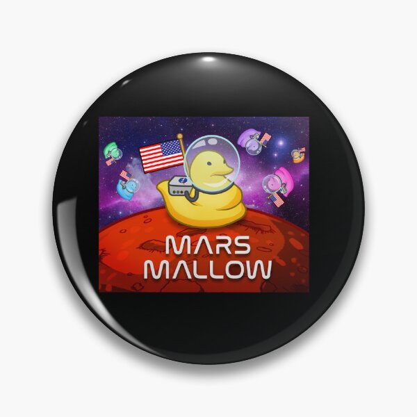 Item preview, Mars Mallow - Astronaut Marshmallow Peeps in Space on Planet Mars designed and sold by Zphal.
