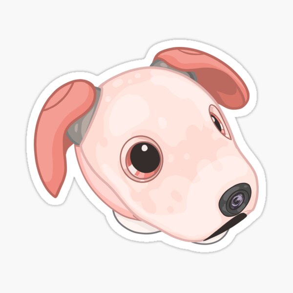 Aibo Strawberry Milk ERS-1000 Head Sticker Sticker