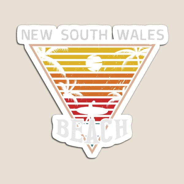 Item preview, New South Wales beach time designed and sold by ArtMomentum.