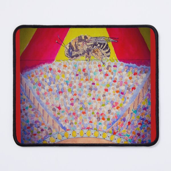 Item preview, The Circus Bee Watercolor Vignette designed and sold by TurnipWilson.