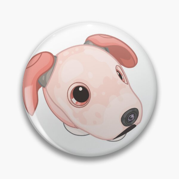 Aibo Strawberry Milk ERS-1000 Button Badge Pin
