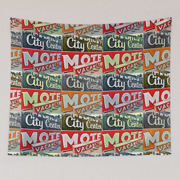 Item preview, Vintage Las Vegas City Center Motel Neon Sign designed and sold by RyanCaudell.