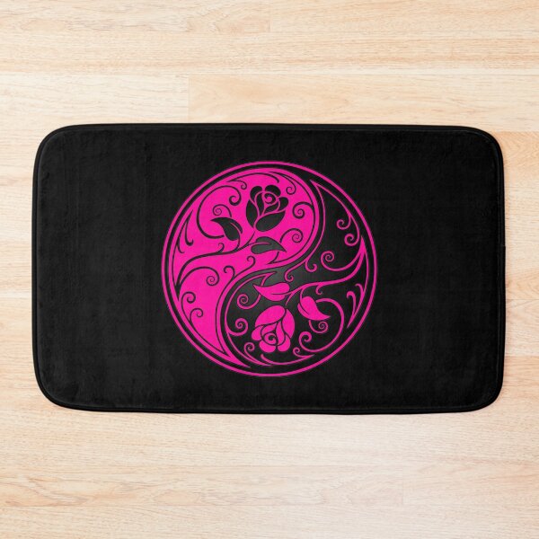 Item preview, Pink and Black Yin Yang Roses designed and sold by JeffBartels.