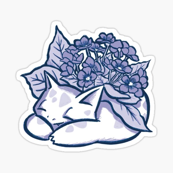 Herbizarre à la violette Sticker