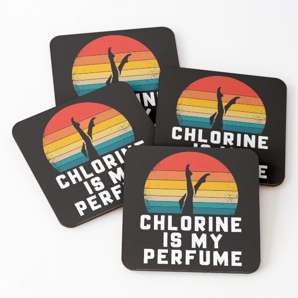 Item preview, Chlorine Is My Perfume, Synchro Swim Quote, Funny Synchronized Swimming  designed and sold by Aerial Addicts.