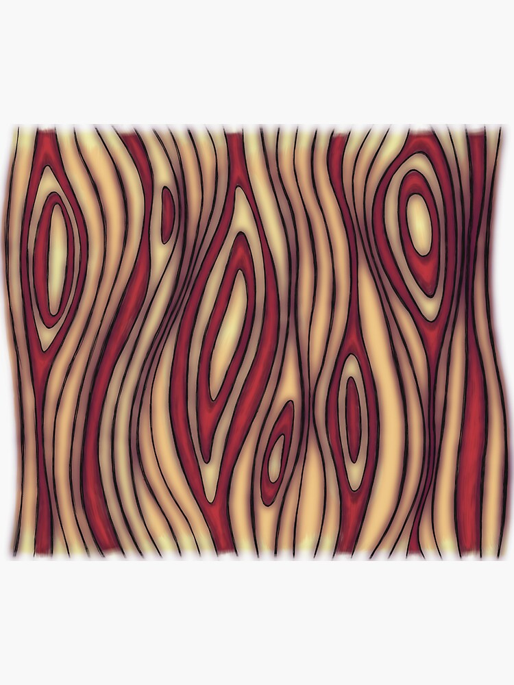 Thumbnail 3 of 3, Sticker, Muscle Minimalist Design Pattern Banded designed and sold by BlazeraptorGirl.