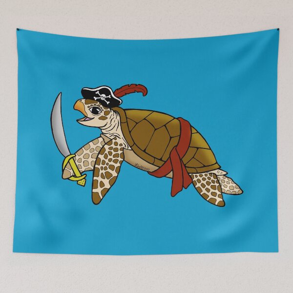Item preview, Swashbuckling Sea Turtle designed and sold by sharkbait83.