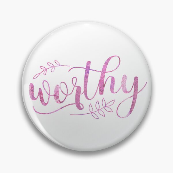 Item preview, Worthy Pink Calligraphy Boho designed and sold by amazingjoy.