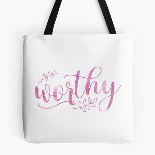 Item preview, Worthy Pink Calligraphy Boho designed and sold by amazingjoy.