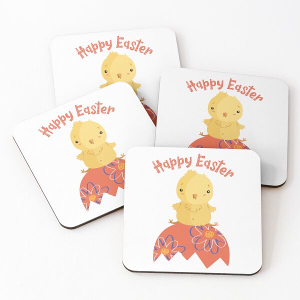 Item preview, Cute Happy Easter Chick and Cracked Egg designed and sold by JanesCreations.