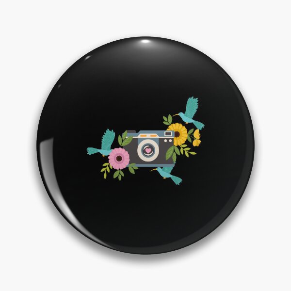 Item preview, Vintage Camera with Flowers designed and sold by AllPerfect.