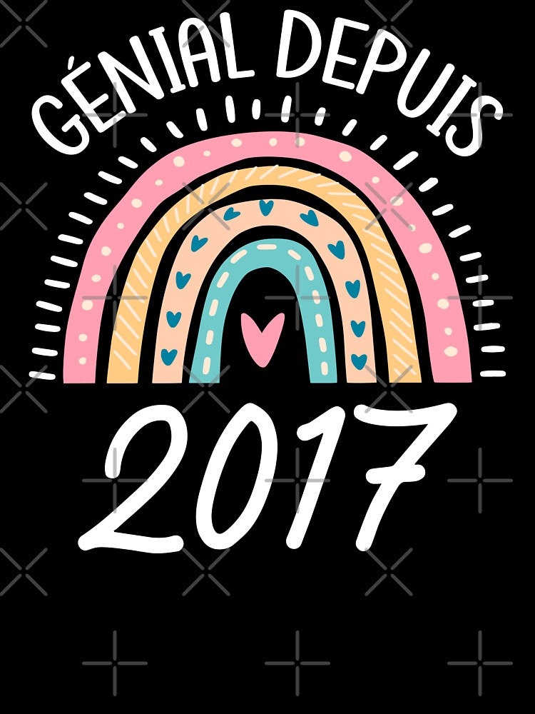 Racional caja Imitación Camiseta para niños «Idea de regalo para cumpleaños 5 años Niño Genial  desde 2017 Arc En Ciel Rainbow» de AYMENRAID | Redbubble