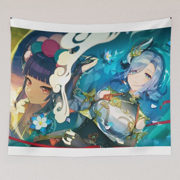 Item preview, Yun Jin & Shenhe - Genshin Impact designed and sold by Aka-Hanako.