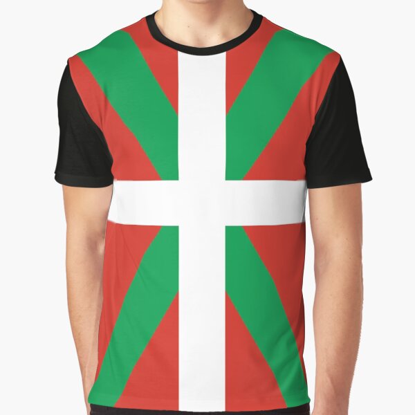 Ikurrina, bandera vasca, bandera del país vasco, euskadi Camiseta gráfica
