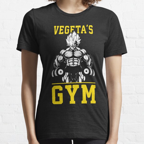 Vista previa del artículo con la obra «Vegeta's Gym - Anime Workout Motivacional», diseñado y vendido por gohanflex.