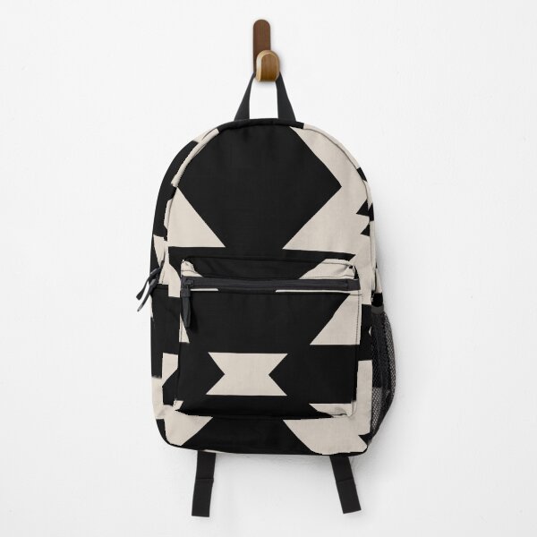 Item preview, Southwestern Geometric Pattern Black and Linen White designed and sold by tonymagnerart.