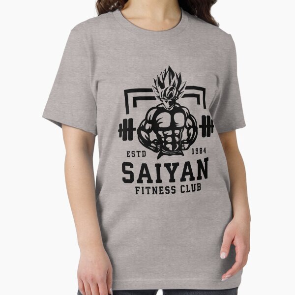 Vista previa del artículo con la obra «Saiyan Fitness Club - Anime Entrenamiento Motivacional», diseñado y vendido por gohanflex.