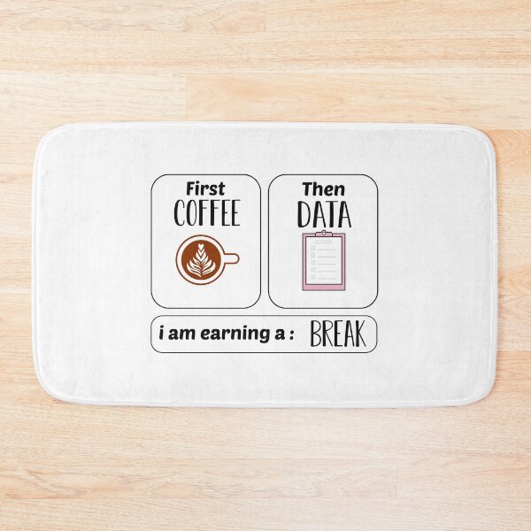 Item preview,  First Coffee Then Data BCBA - Special Education  - Behavior Analyst Coffee Gift-psychologist designed and sold by J-mina.