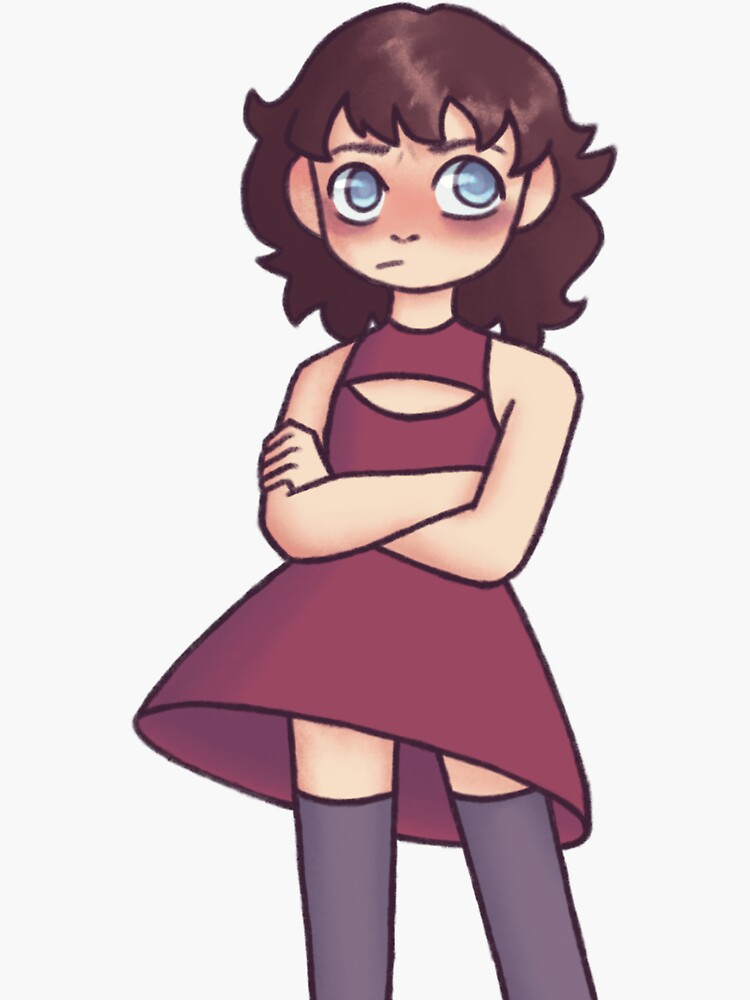 "Will Graham in a dress" Sticker by thehannibalimp Redbubble
