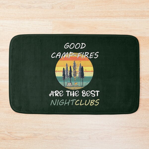 Item preview, Funny Quote Good Campfires Are The Best Night Clubs Camping designed and sold by Cute & Sassy Custom Gifting Boutiques.