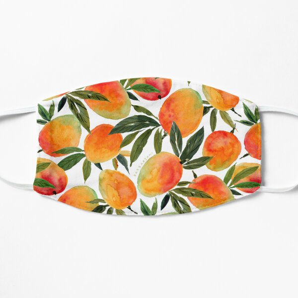 GO MANGO GO Fruit Pattern Flat Mask