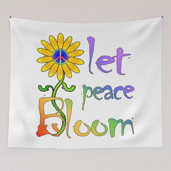 Item preview, Let Peace Bloom designed and sold by RawSunArt.