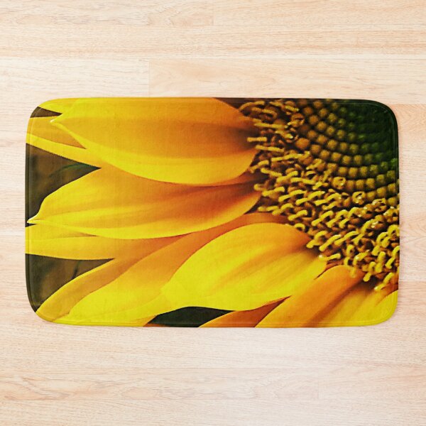 Item preview, Yellow Sunflower Elegant Side-Crop Art Photo designed and sold by DEC02.