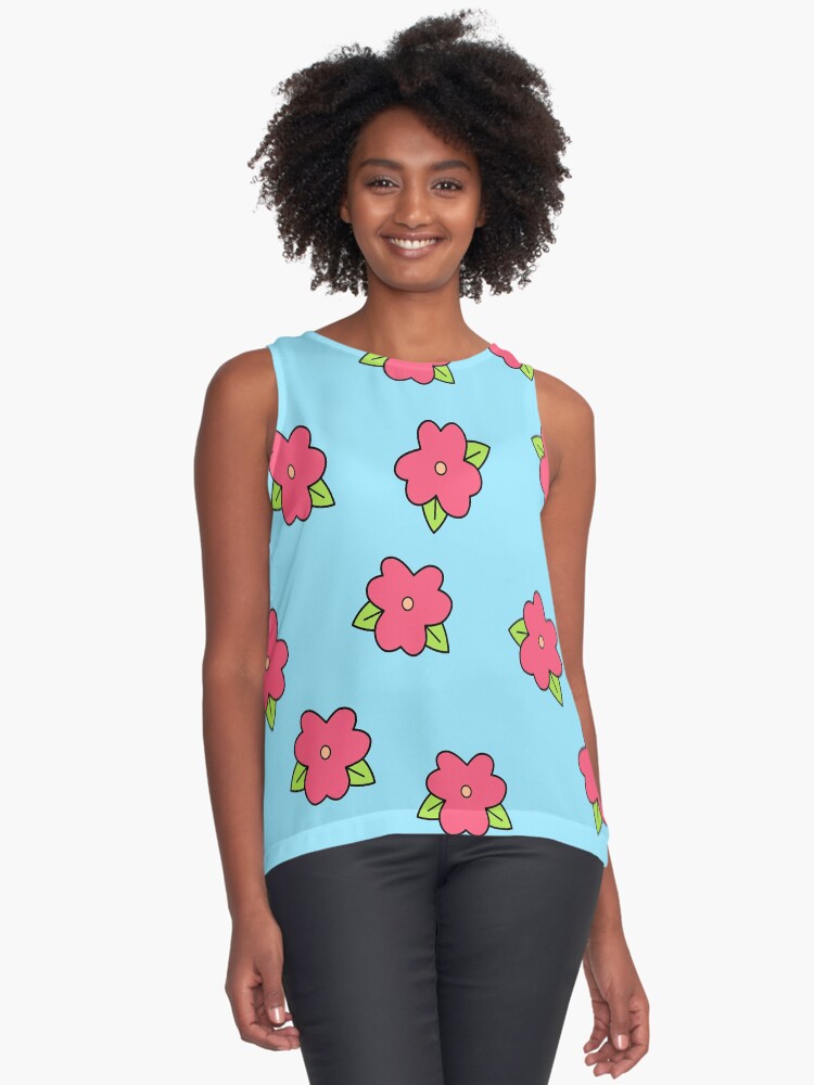 Homer s Hawaiian Muumuu Sleeveless Top