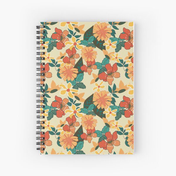 Floral Spiral Notebook