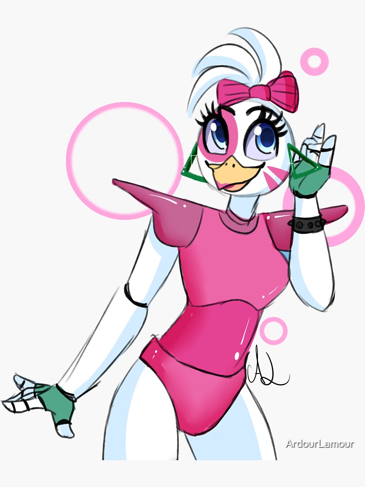 Funtime Chica Transparent Sticker for Sale by dongoverlord