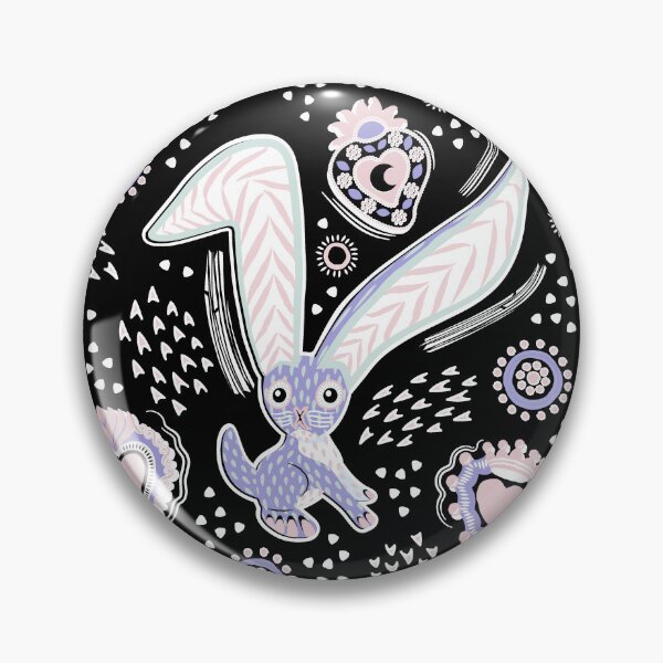 Item preview, Alebrije Rabbits-Pastels On Black & White designed and sold by Pamelandia.