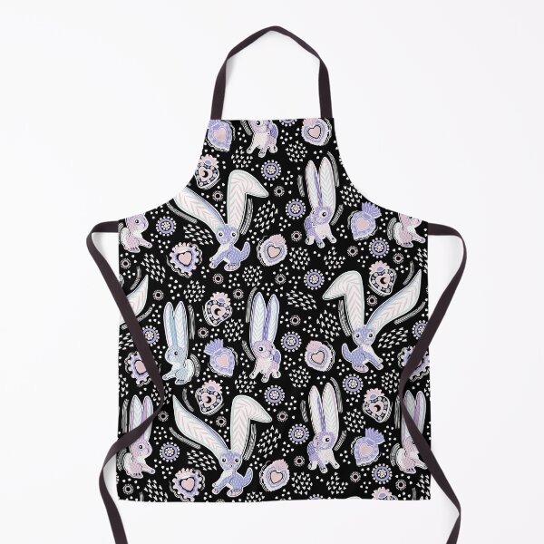 Item preview, Alebrije Rabbits-Pastels On Black & White designed and sold by Pamelandia.