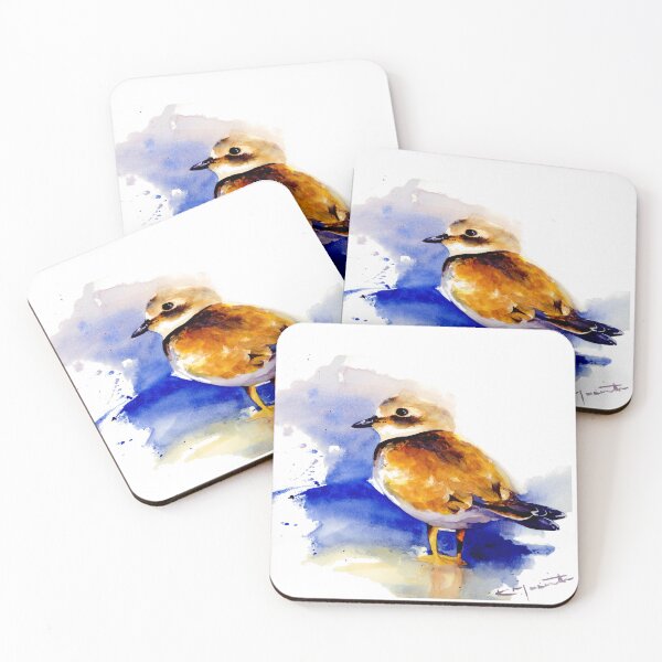Item preview, Sea Bird Ringed Plover watercolour designed and sold by Artz-by-Karlene.