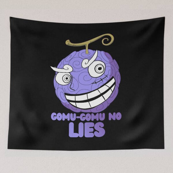 Item preview, gomu gomu no lies black designed and sold by Chaos-Touch.