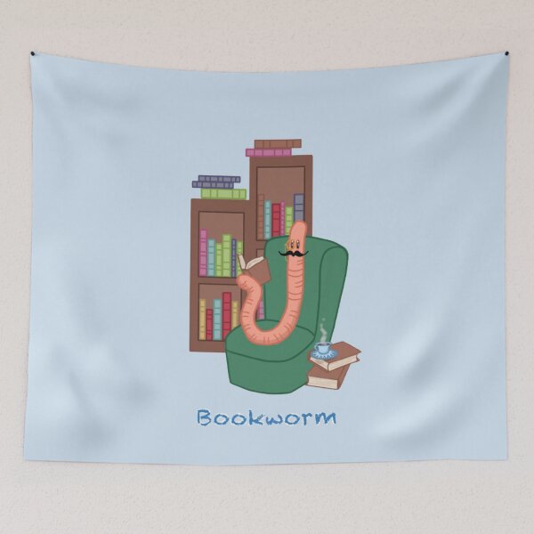 Item preview, Bookworm designed and sold by SageTeaArts.