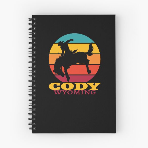 Item preview, Retro Rodeo Cody Wyoming Bucking Horse Vintage Retro Style designed and sold by JasKei-Designs.