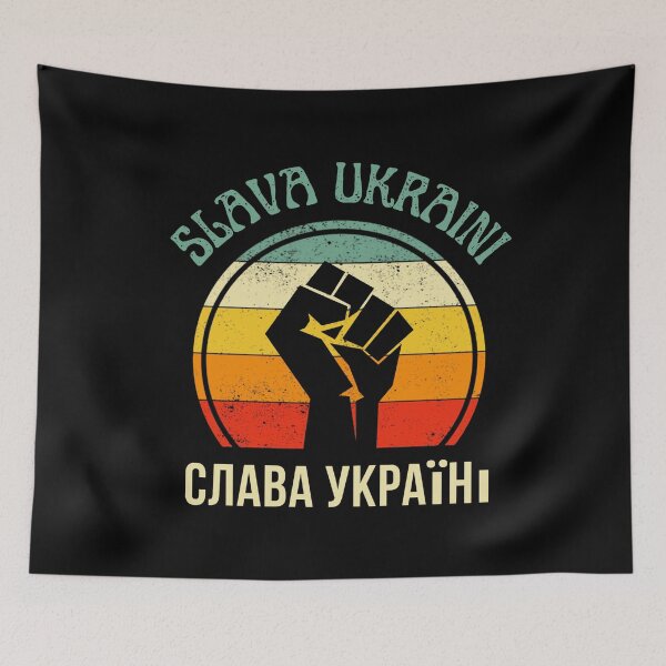 Item preview, slava ukraini слава україні - vintage retro design designed and sold by rmpk101.