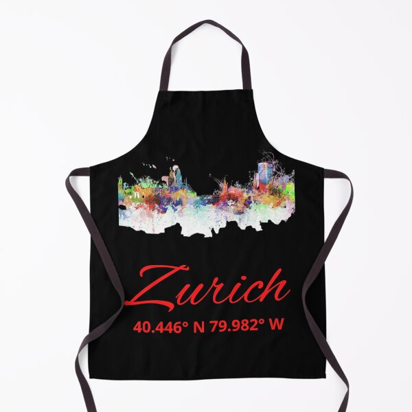 Artikelvorschau, Zürich Schweiz Stadt Skyline Classic T-Shirt entworfen und verkauft von Forever Sun CO..