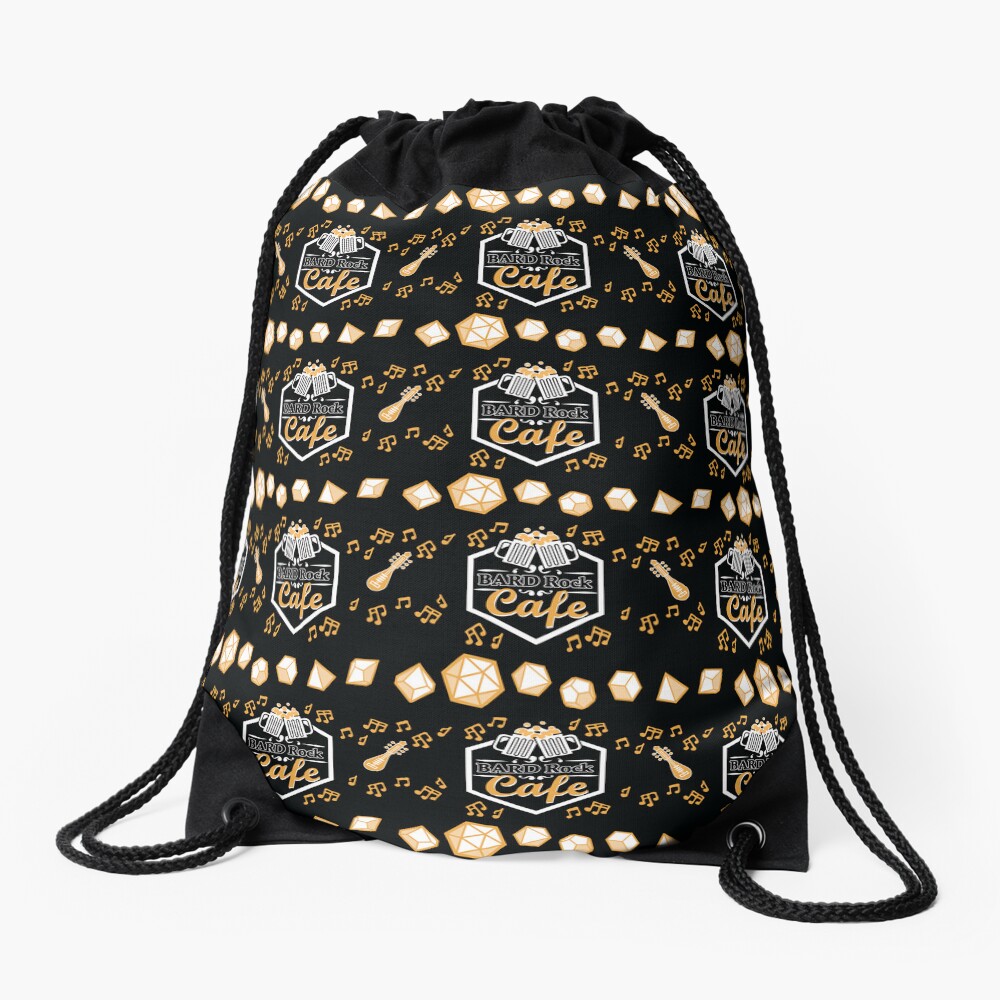 Item preview, Drawstring Bag designed and sold by bardrockcafe.