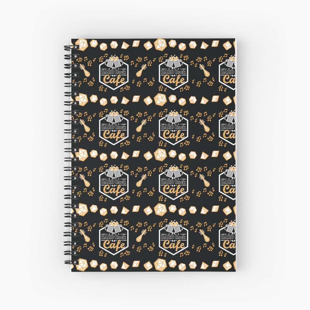 Item preview, Spiral Notebook designed and sold by bardrockcafe.